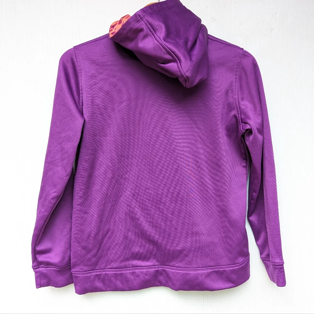 UNDER ARMOUR youth purple and pink pull-over hoodie sweatshirt